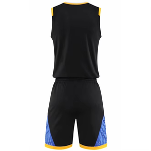Ensemble de maillots de basket-ball réversibles sur mesure fabriqués au Pakistan, tendance, respirant, anti-humidité, couleurs variées, tissu sec - Product Image 3