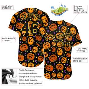 100% Polyester Quick Dry Anti-Bacterial Plus Size Custom Athletic Baseball Team Jersey Training Made in Pakistan - Product Image 3