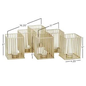 Support de flamme pour mariés, décoration d'anniversaire, décoration de la maison, fabrication artisanale, découpe à la main, plateau d'impression, cadre de bougie en fer, décoration de flamme d'unité - Product Image 6