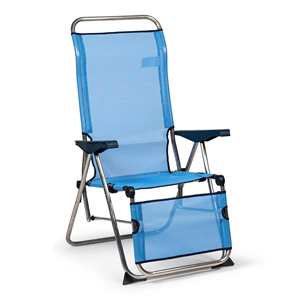Lounge Swimming Pool Fold Beach <b>Chair</b> Adjustable Sun Relax / RELAX SUN LOUNGER 5 POSITIONS - Product Image 1