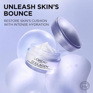 L'Oreal Paris Collagen Moisture Filler <b>Face</b> Cream, Anti-Aging <b>Face</b> Moisturizer 3.4 Oz - Product Image 3