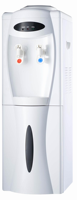 Distributeur d'eau chaud et froid sur pied JZY Electric 500W à chargement par le haut avec compresseur, modèle JZY-WD-2-5-35LB pour usage domestique et hôtelier
