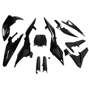 Kit di plastica nera completa per Husqvarna TC 449 2011-2013 accessori per moto - Product Image 1