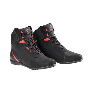 Botas de Motocicleta DIFI MILES hasta el Tobillo, Impermeables, con Forro de Cuero Genuino, Bordadas, con Cierre, de Acero y Goma/PU para Uso en Invierno/Verano - Product Image 1