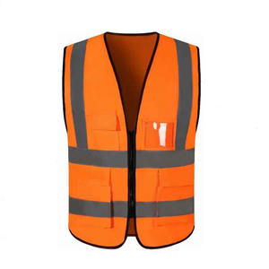 Offres Spéciales gilet de sécurité réfléchissant hommes unisexe vêtements de travail haut sans manches gilet réfléchissant couleur personnalisée haute visibilité gilet de sécurité - Product Image 4
