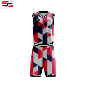 Uniforme de basket-ball unisexe personnalisé avec fonction de séchage rapide, technique de sublimation imprimée, maillot cousu avec logo de l'équipe - Product Image 5