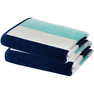 Ensemble de serviettes de plage de bain 100% coton de haute qualité 600 GSM Extra Large très absorbant à séchage rapide Logo personnalisé imprimé OEM disponible - Product Image 4