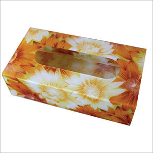 Caja de pañuelos acrílica transparente hecha a mano de lujo personalizada, servilletero moderno ecológico Color Natural Prisma Designs Best - Product Image 4