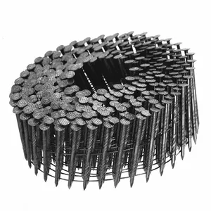 Custom Galvanized Wire Collated Coil Nails 32mm for pallet Coil Nailer colour head primero coil nails