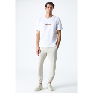 GRIMELANGE ROLL เสื้อยืดผู้ชายพิมพ์ลายผ้าฝ้ายออร์แกนิก 100% ทรงสวมใส่สบาย - Product Image 2