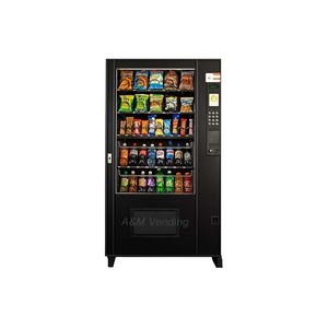 Máquinas expendedoras de aperitivos con pantalla táctil personalizable al por mayor compresor SDK refrigeración cambio de moneda retorno para alimentos bebidas - Product Image 1