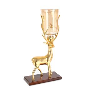 Bougeoir cerf Style vintage de luxe fait à la main Design unique pour la décoration de la maison et les mariages. - Product Image 4