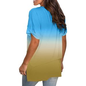 T-Shirt à manches courtes pour femme, vêtement ample et décontracté, tricoté de qualité supérieure, fournisseur de T-Shirt de BD - Product Image 2