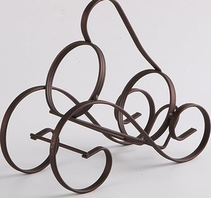 High Quality Metal Aluminum Wine Display <b>Shelf</b> Luxury <b>Black</b> Bottle Holder Wine Rack for Bar or Restaurant - Product Image 4