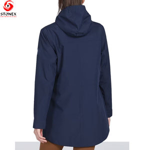Chaqueta Larga Impermeable y Cortavientos de Invierno para Mujer, Talla Grande, Estilo Profesional, Moderno y Elegante, Último Modelo - Product Image 2