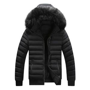 Invierno nuevos hombres de alta calidad Push Warm a prueba de viento chaquetas de algodón con capucha chaqueta de lana de invierno para hombre - Product Image 5
