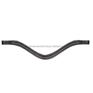 สายหนังรูปตัววีประดับเพชรรูปตัววีประดับพลอยเทียมแวววาว - Product Image 5