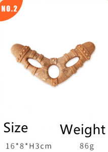 Vật nuôi nhai Đồ chơi bằng gỗ nhựa Xương Kính cắn kháng MOL thanh nhai răng Cleaner dính vật nuôi con chó nhai đồ chơi - Product Image 4