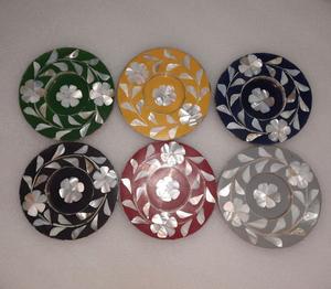 Posavasos de té de resina de Color tortuga de alta calidad, alfombrillas y almohadillas decorativas para mesa, posavasos de resina ámbar para bebidas, posavasos de vajilla - Product Image 2