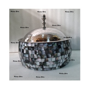 Cacerola Redonda de Madera y Nácar, Tamaño Personalizado, Olla Caliente de Primera Calidad para Uso en la Cocina - Product Image 6