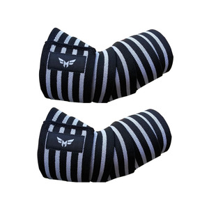Accesorios de gimnasio Deadlift entrenamiento codo proteger Powerlifting codo vendaje elástico compresión levantamiento de pesas entrenamiento codo envoltura - Product Image 3