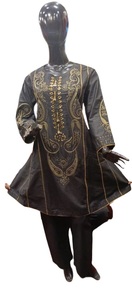 Trajes de algodón confeccionados de diseñador de verano para mujeres Faisalabad Shalwar Kameez de la colección de ropa india y pakistaní - Product Image 6