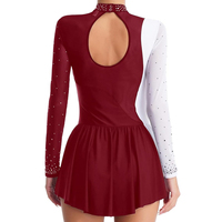 Robe de danse de scène confortable pour femme adulte, en Spandex respirant, imprimée par transfert thermique, faible MOQ, en stock, détection par aiguille, livraison en 7 jours