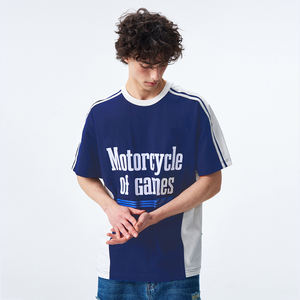 เสื้อยืดผู้ชายผ้าฝ้ายถักเนื้อหนาพิเศษ ทรงโอเวอร์ไซส์ ลายพิมพ์ตัวอักษร สกรีนลาย ระบายอากาศได้ดี เหมาะสำหรับออกกำลังกาย รุ่นซัมเมอร์ - Product Image 6