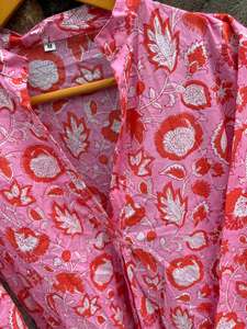 Robe longue femme feuille blanche légère en coton biologique pour fête et plage haut confortable avec collage robe femme - Product Image 2