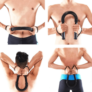 20-60kg Réglable Ressort Bras Puissance Twister Exerciseur Pince Renforceur Fitness Gym Workout Gear Abdominal <span class=keywords><strong>Dos</strong></span> Muscles Train - Product Image 4