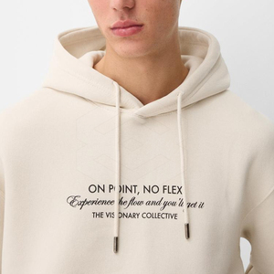 เสื้อฮู้ดโอเวอร์ไซส์สำหรับผู้ชายทรงโอเวอร์ไซส์ระบายอากาศออกแบบได้ตามต้องการ - Product Image 3