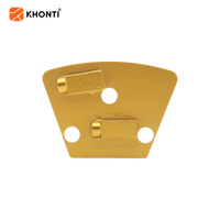 Plaque de meulage diamantée industrielle en gros Chaussures de meulage PCD trapézoïdales à 3 trous Les meilleurs outils abrasifs de Chine Personnalisation OEM