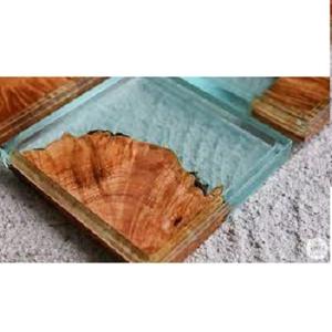 Drink Coaster Wooden Absorbent Coasters Epoxy Resin Coaster for Coffee <b>Table</b> Tabletop <b>Protection</b> Decor Set of 6 Holder - Product Image 2