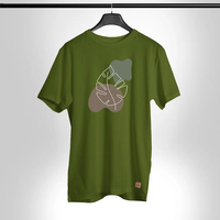 T-shirt Homme Personnalisé en Coton 100% à Manches Courtes, Impression Numérique, Qualité Supérieure, Nouveau Design 2025 – Vente en Gros Fabricant