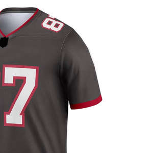 Taille personnalisée maillot de football américain à manches courtes maillots de sport de plein air de haute qualité dernière conception maillot de football américain - Product Image 3