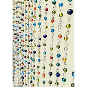 Bohemian Beaded Curtain with Jingle Bells for Wedding Hanging Decorations - Product Image 3