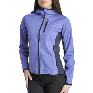 Chaqueta Softshell de color personalizado para mujer, ropa de moda, chaqueta Softshell cortavientos para mujer, chaqueta Softshell - Product Image 2