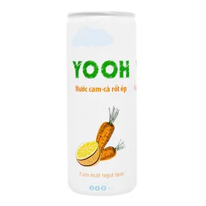 Yooh tươi cam-carot nước trái cây uống đóng gói trong Slim có thể 250ml Việt Nam nước giải khát