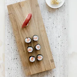 Bandeja de granja hecha a mano de tablero de madera de estilo japonés de alta calidad superventas para comida y decoración del hogar fabricada en Vietnam - Product Image 4