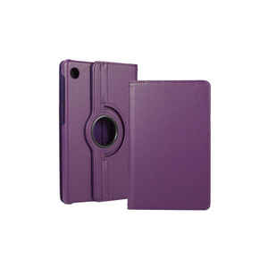 "360 Rotating PU Leather Case for Lenovo Tab M10 Plus (3rd Gen)-Purple" - Product Image 1