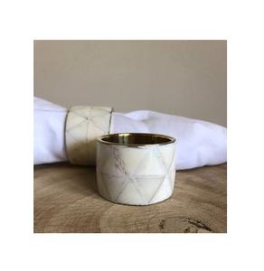 Accueil hôtel vaisselle de table rond de serviette décor de table design personnalisé aspect attrayant incrustation d'os ronds de serviette prix de gros - Product Image 3