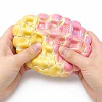 Ensemble de jouets anti-stress Squishy Simulation Gaufre Croffle à coque croustillante