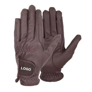 Gants en cuir d'hiver Offre Spéciale avec propre logo Gants d'équitation personnalisés d'approvisionnement direct d'usine - Product Image 1