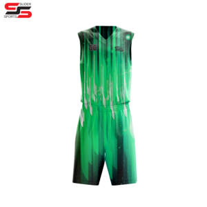 Uniformes de basket-ball vente en gros maillot de basket-ball ensemble de shorts ensembles d'uniformes de basket-ball réversibles pour jeunes personnalisés - Product Image 6