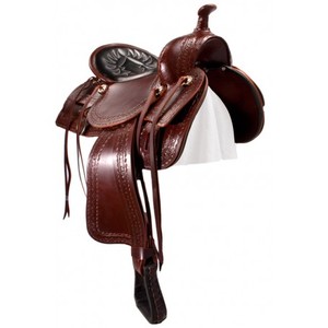 Selles d'équitation anglaises en cuir véritable de couleur personnalisée équipement d'équitation fait à la main de haute qualité nouveauté selle occidentale - Product Image 3