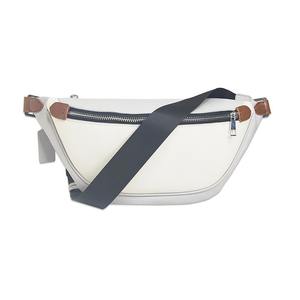 Riñonera de viaje con cremallera, riñoneras de viaje, almohada de entrenamiento, riñoneras deportivas para el pecho para hombres, nailon blanco - Product Image 1