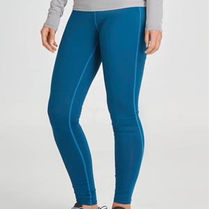 Taille haute en forme de V haute élasticité solide bout à bout pantalon de Yoga dames Nylon Spandex entraînement Fitness Leggings boucle latérale élastique - Product Image 3