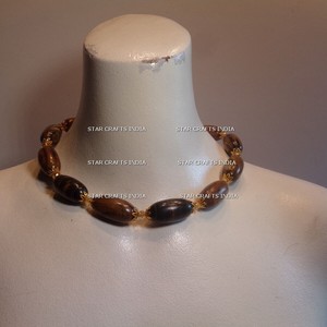 สร้อยคอลูกปัดเรซินสำหรับผู้หญิงจากอินเดียทำมือปรับแต่งโลโก้ได้หรูหราทันสมัย - Product Image 3