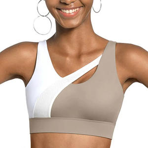 New Design 2023 <b>Fabric</b> Spandex <b>Nylon</b> Breathable Women Yoga Tops Bra Solid Color and Sexy Sports Bra Outdoor Fitness Yoga Wear - Product Image 6