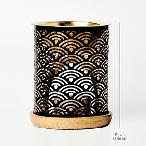 Quemador de incienso moderno con diseño de árbol de metal negro, difusor de aroma artístico para decoración del hogar contemporánea y espacios de meditación. - Product Image 4